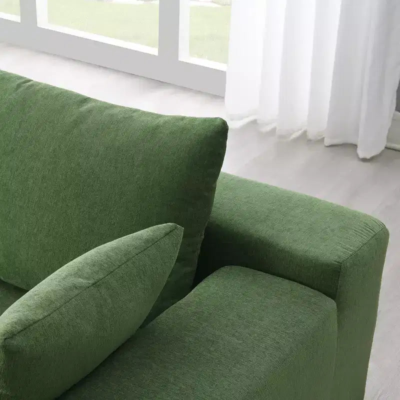 Canapé d'angle modulable 2 pièces Elio Modern de GDFStudio avec coussins