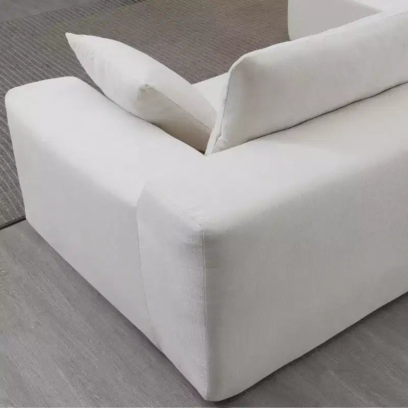 Canapé d'angle modulable 2 pièces Elio Modern de GDFStudio avec coussins