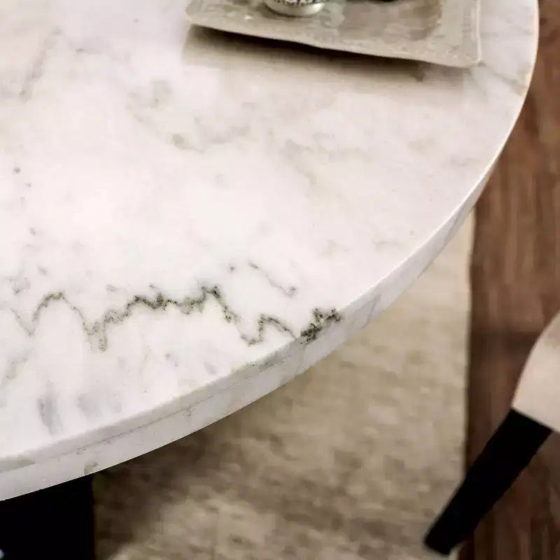 Ensemble repas 5 pièces Buckley - HOMES: Inside + Out: Plateau en marbre