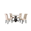 5pc Buckley Dining Set - HOMES: Inside + Out: Marble Top